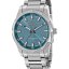 Reloj Marea Hombre Esfera Color Turquesa y Correa de Acero
